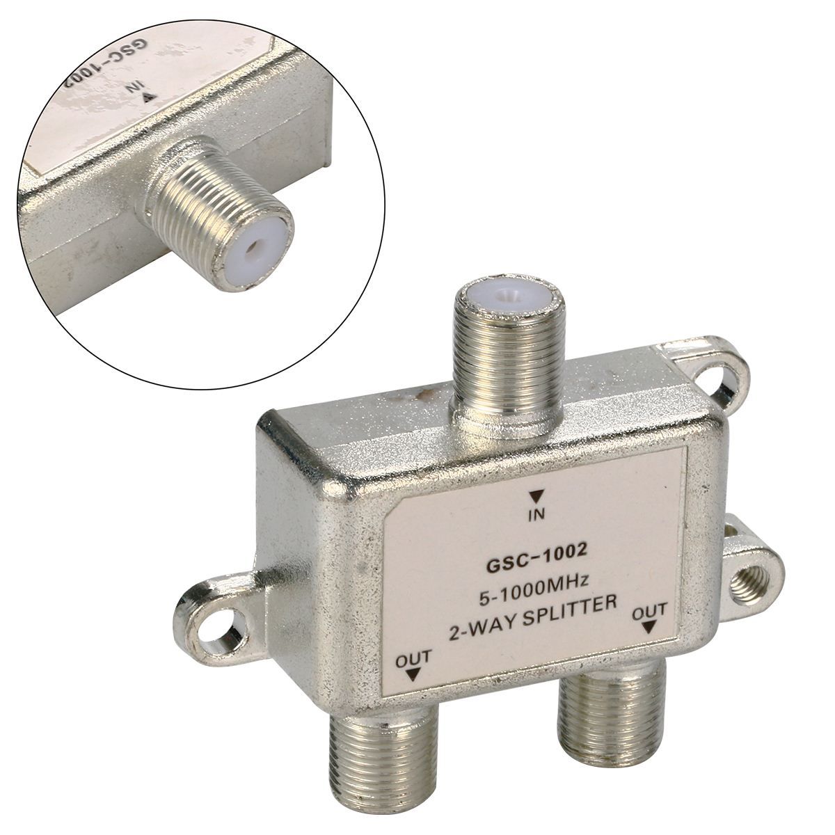 Carrera Yogur Hacer la cena 2 Vías 5 1000 MHz Señal Coaxial F Conector Divisor Cable TV Interruptor BI126 De 8,46 € | DHgate Carrera Yogur Hacer la cena 2 Vías 5 1000 MHz Señal Coaxial F Conector Divisor Cable TV Interruptor BI126 De 8,46 € | DHgate
