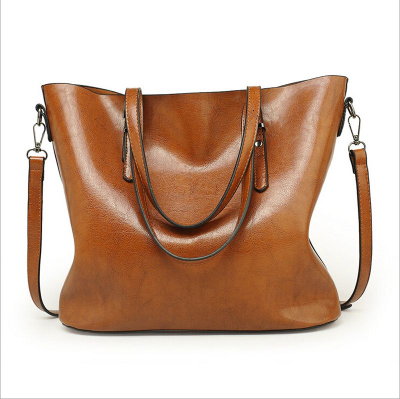 leather tote bag with zipper