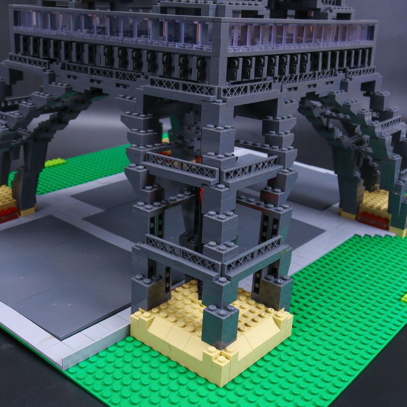 2021 LEPIN 17002 Paris Eiffel Tower Model Building Kits Blocks Bricks Compatible Children Toys 