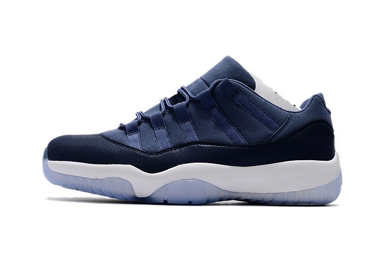 blue low top 11s