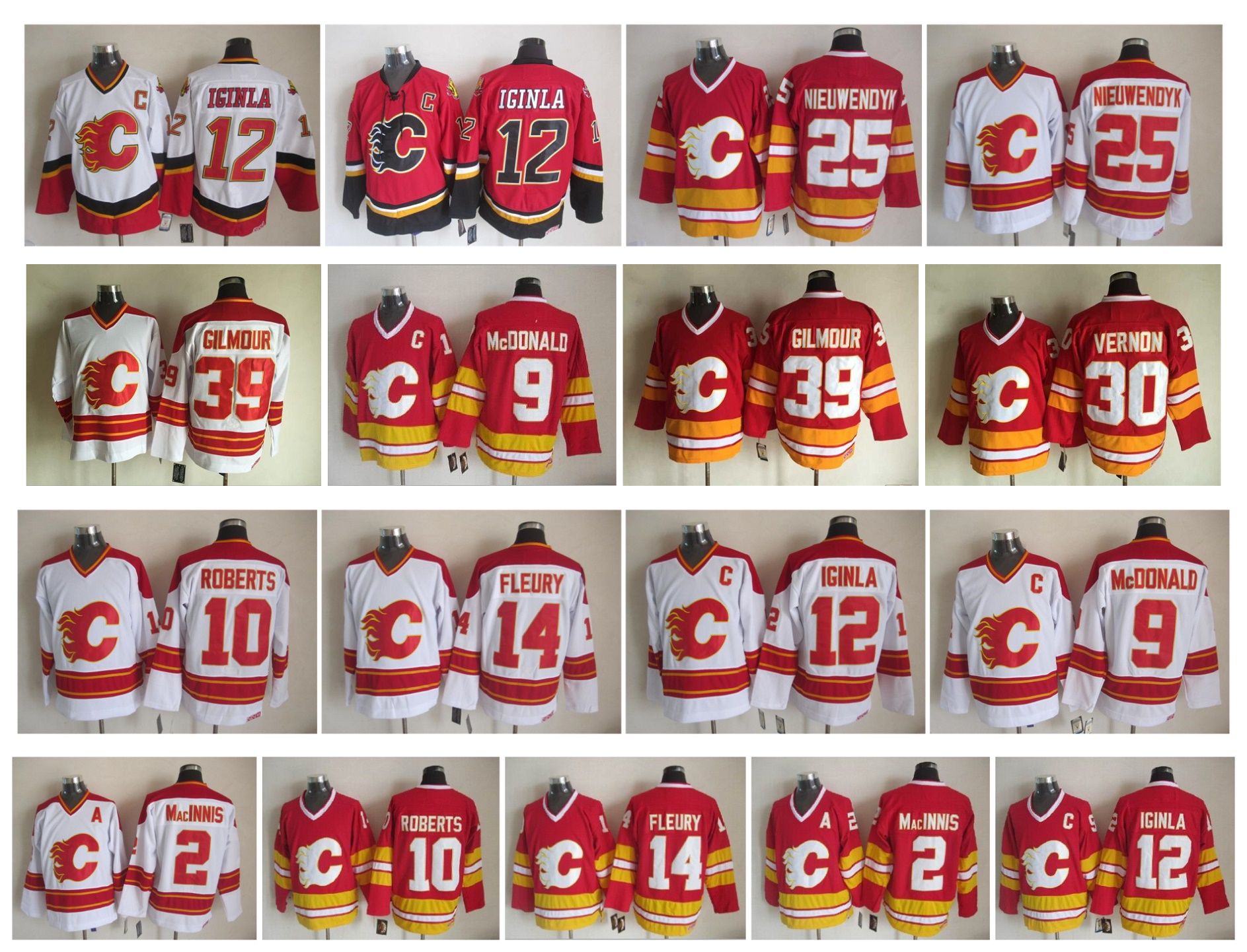 2020 CCM Calgary Flames Hockey Jersey 