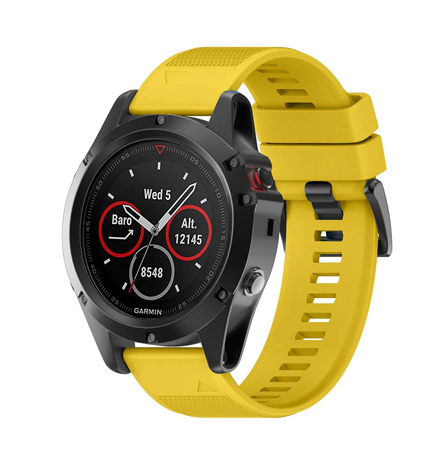 fenix 5 yellow band