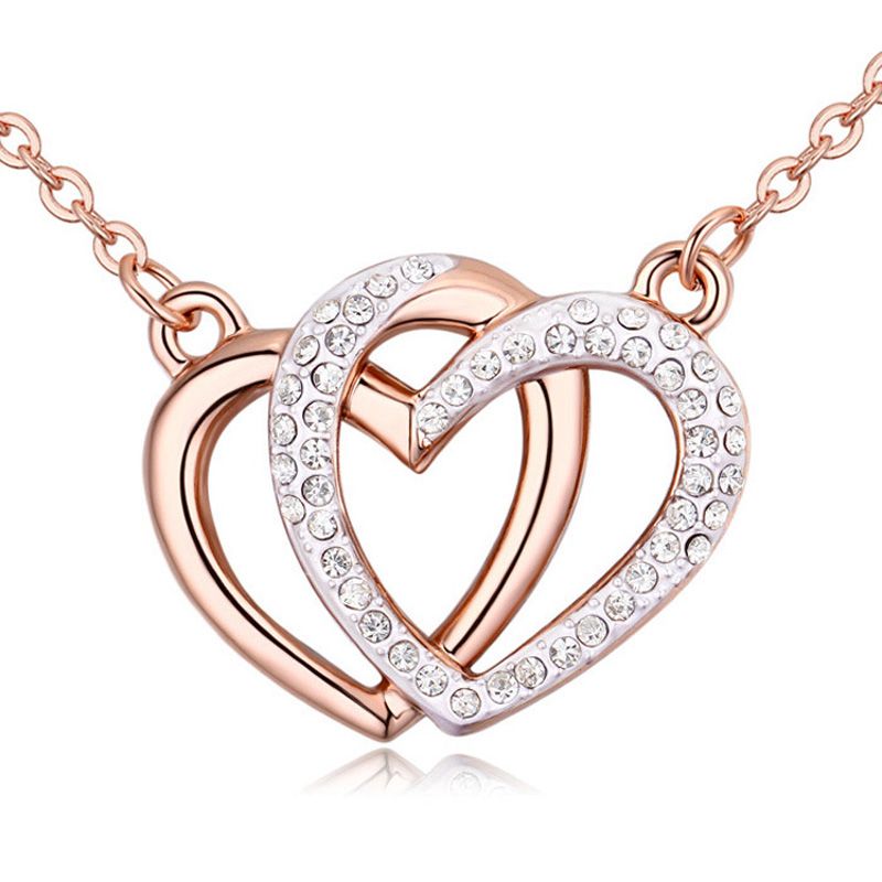 Best Designer Jewelry Sterling Silver Rhodium-plated Diamond /& Pink Quartz Pendant