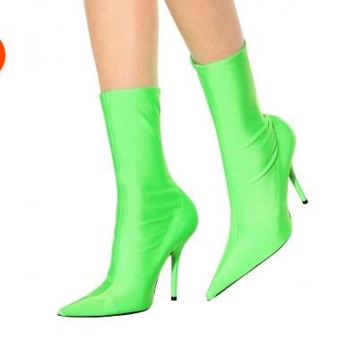 floral booties heels