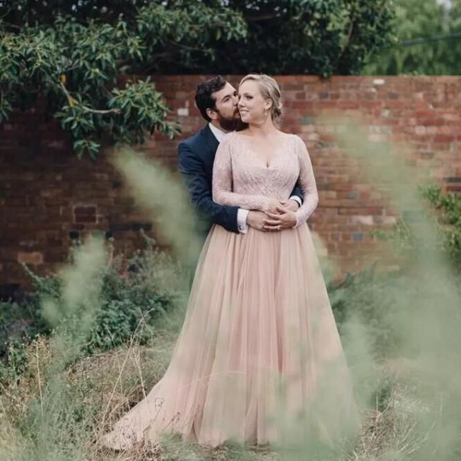 plus size garden wedding dress