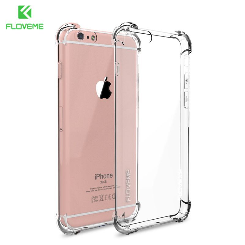 Funda anti-golpe para iPhone 6 6S Plus Funda de silicona para iPhone 7 Plus