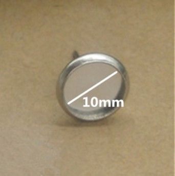 10MM Pas de boucle d'oreille arrière