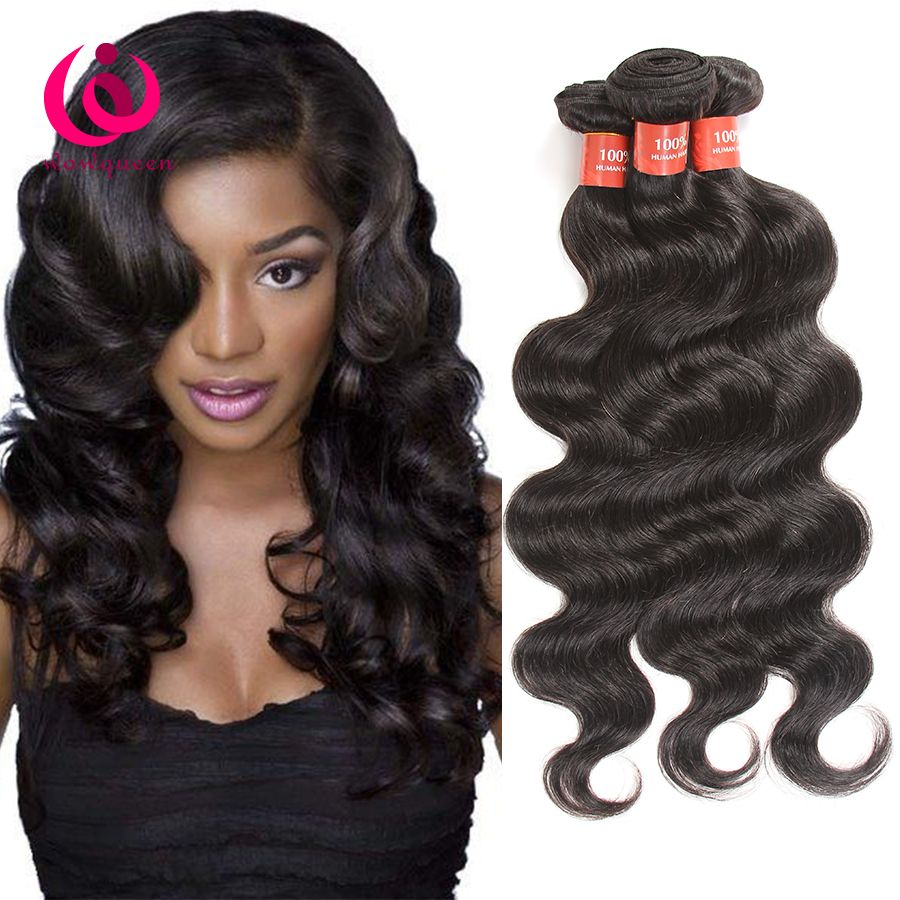 8a Malaysian Body Wave Hair Weave Bundles Double Weft Wow Queen