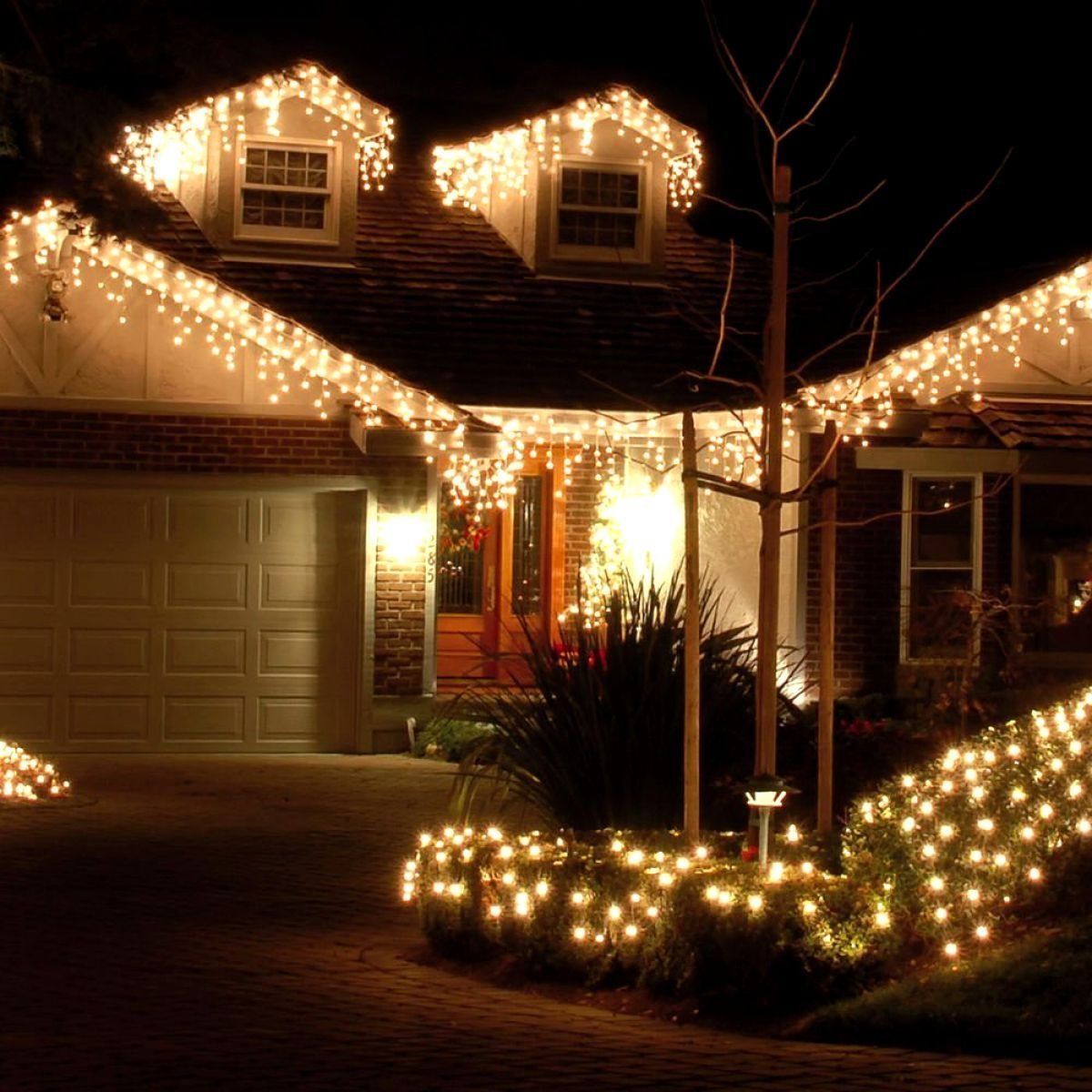 christmas outdoor decoration 3.5m Droop 0.3-0.5m curtain icicle string led light
