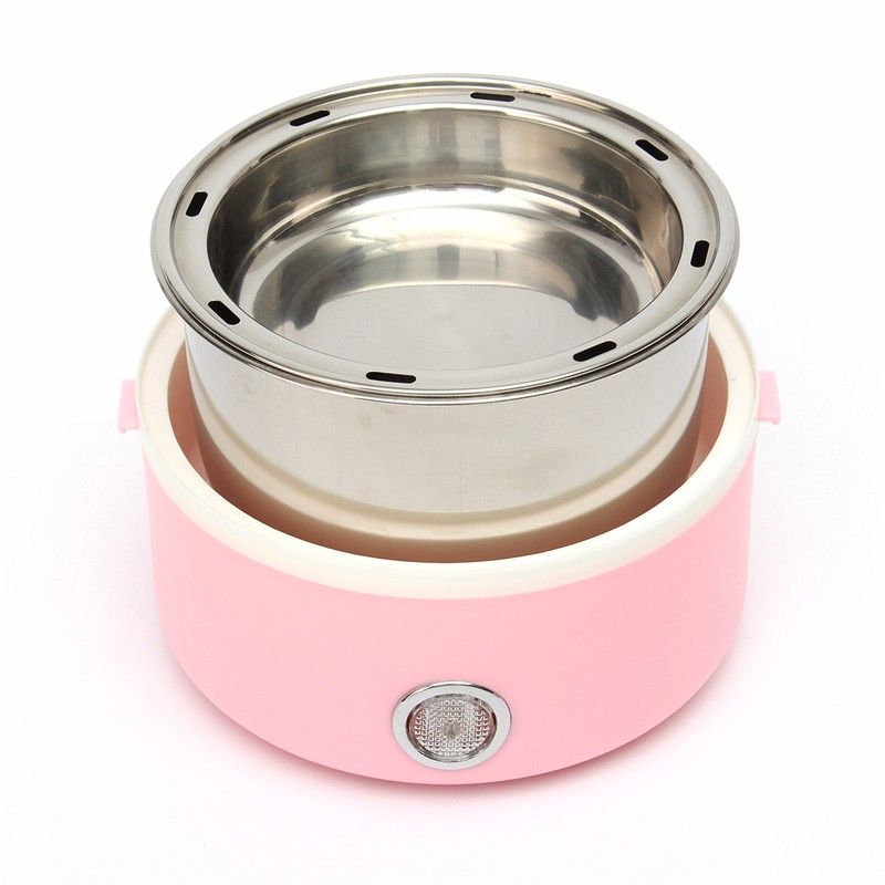 Portable 1.2L Mini Electric Food Warmer Portable Heated Box Lunch Box