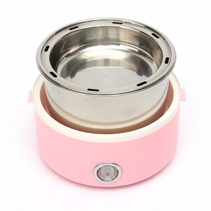 Portable 1.2L Mini Electric Food Warmer Portable Heated Box Lunch Box ...