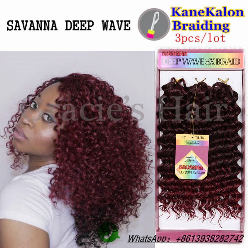 2020 Synthetic Ombre Kanekalon Braiding Hair Extensions 10inch