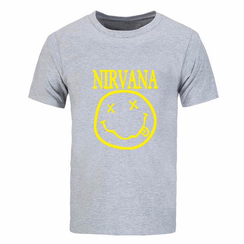 Nirvana Smiley Logo Mens T-Shirt