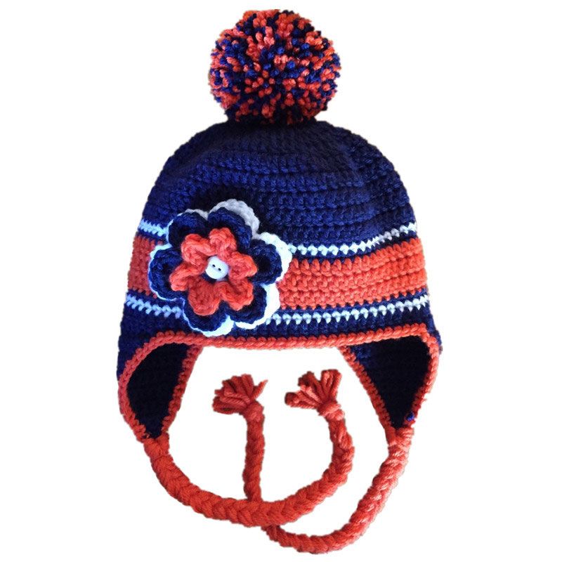 crochet football hat