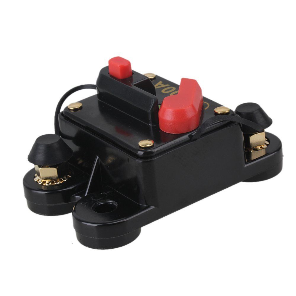 Circuit Breaker Switches Fuse Trolling With Manual Reset Parts 12V To 24V 80A