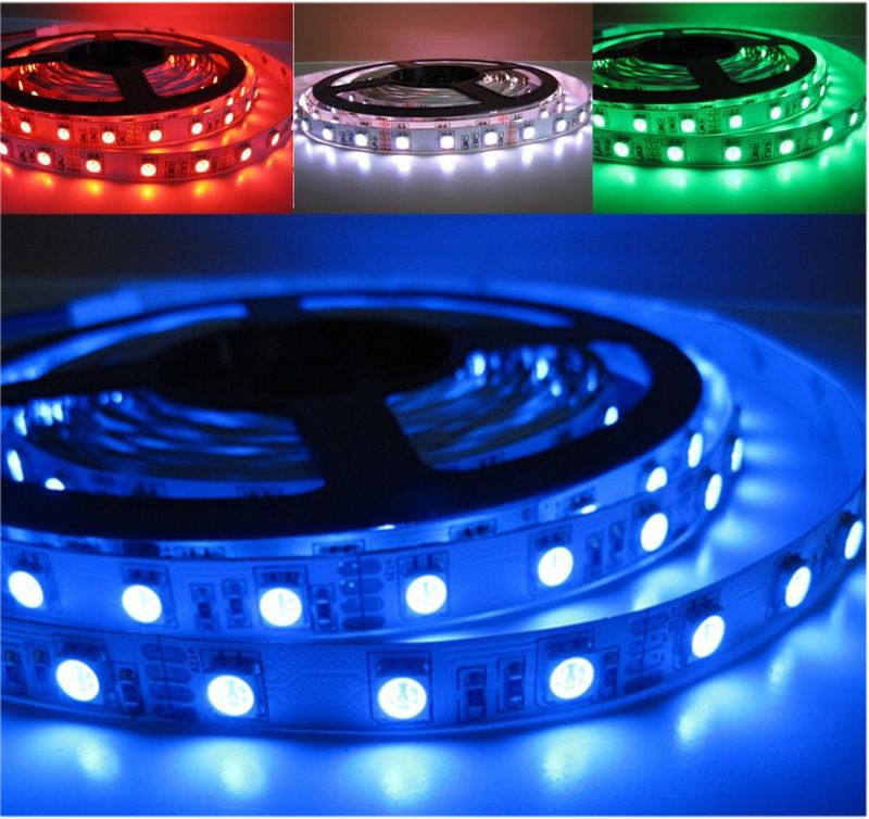 RGB LED Strip SMD5050 Waterproof IP65 Christmas Lights String 5M/Roll 300 LEDS With 44 Keys IR