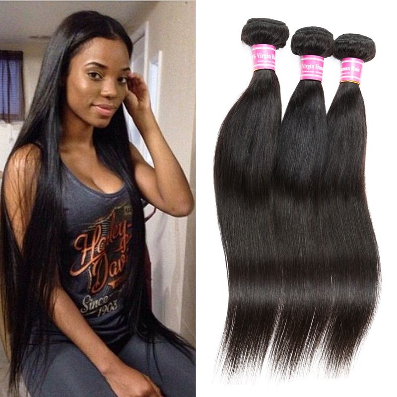 Unprocessed Brazilian Straight Hair Brazilian Straight Virgin