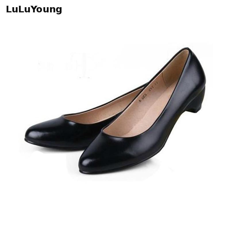 comfortable low heels for work