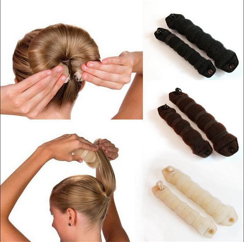 2019 Hot Buns Hair Style Bun Maker Large Small Size Twist Curler