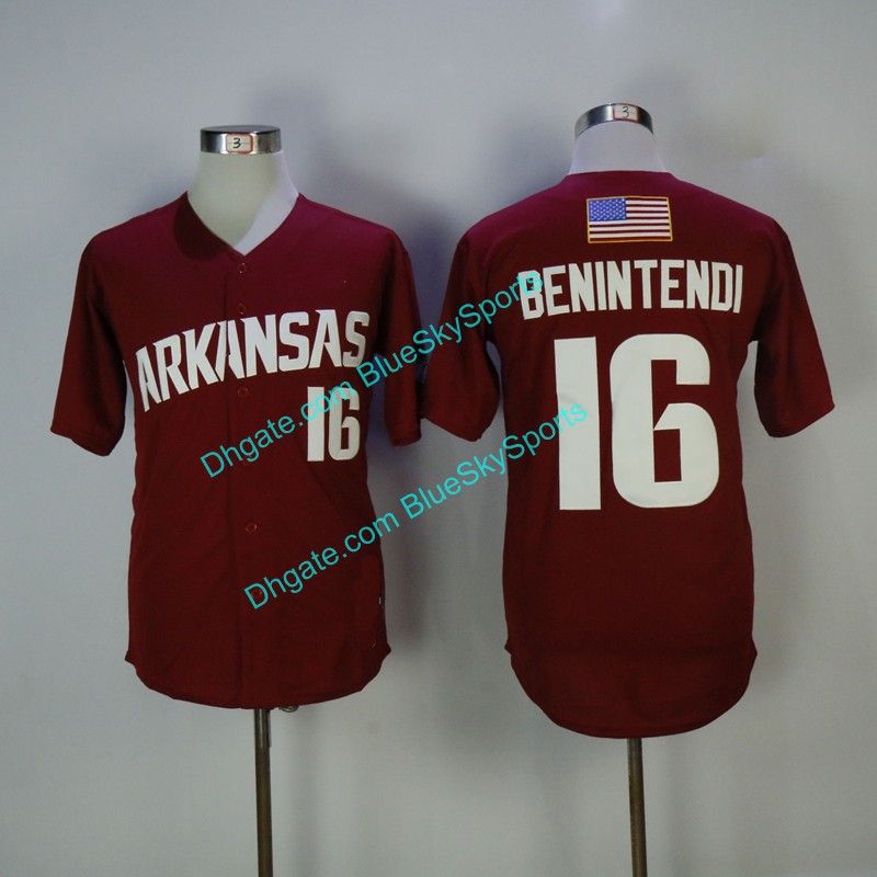 arkansas razorbacks baseball jersey