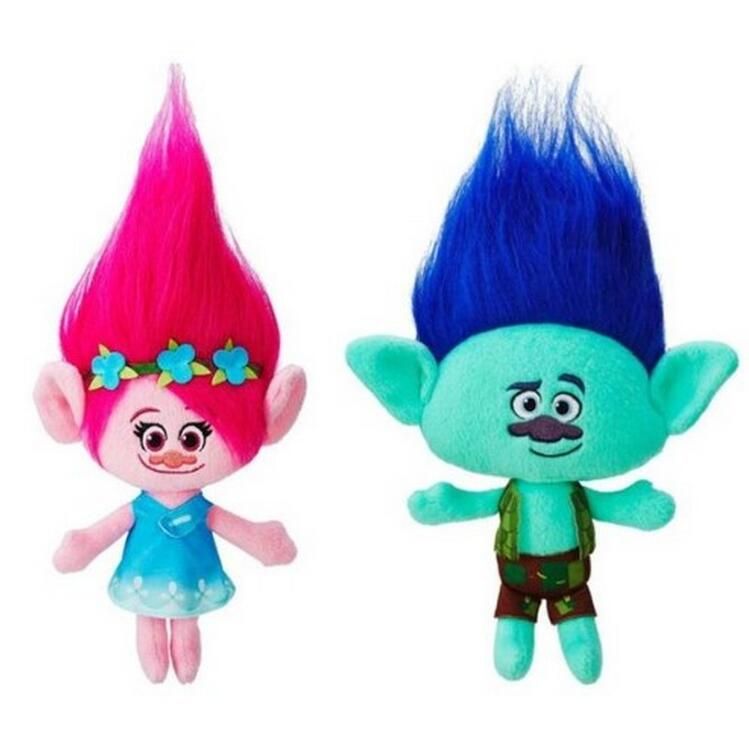 Compre 23cm Hot New Movie Trolls Peluche Poppy Branch Dream Works Relleno De Muñecas De Dibujos Animados The Good Luck Trolls Regalos De Navidad A 2,6 € Del Roxijewelry | DHgate.Com