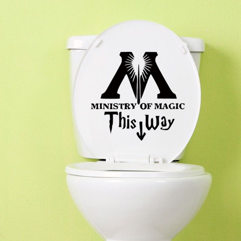 Ministry of Magic Decal Vinyl Sticker Funny Bathroom Toilet Decal