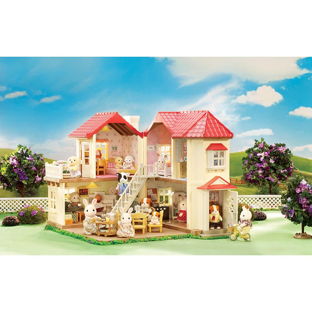 calico critters luxury townhome gift set