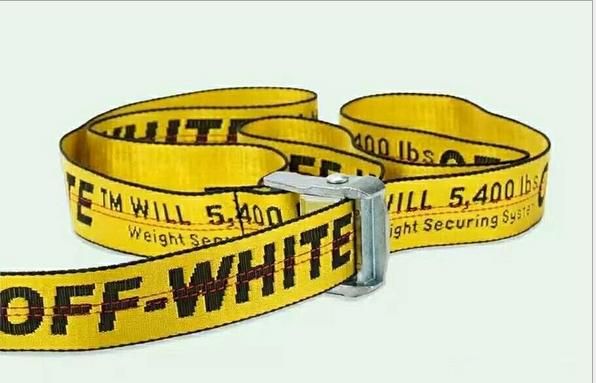 yellow designer belt