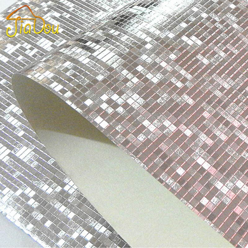Grosshandel Grosshandel Glitter Mosaik Tapete Hintergrund Wandtapete Goldfolie Tapete Silber Decke Wandbekleidung Papel De Parede Von Douglass 24 48 Auf De Dhgate Com Dhgate