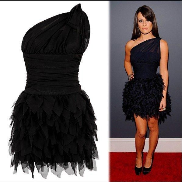 Grosshandel Lea Michele 52 Grammy Abendkleid Roter Teppich Kurzes Promikleid Formales Abschlussball Party Event Kleid Von Always Love 487 9 Auf De Dhgate Com Dhgate