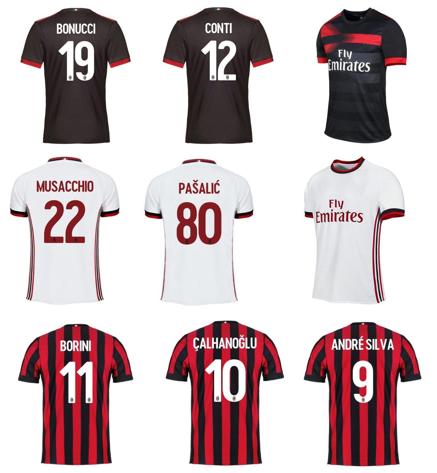 milan football jersey