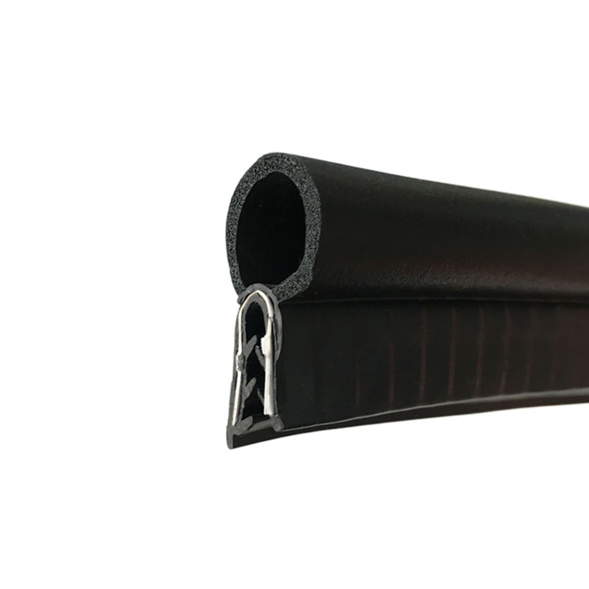 Black 3M Rubber O U Channel Edge Trim Seal Trunk Strip For Car Door Window Frame