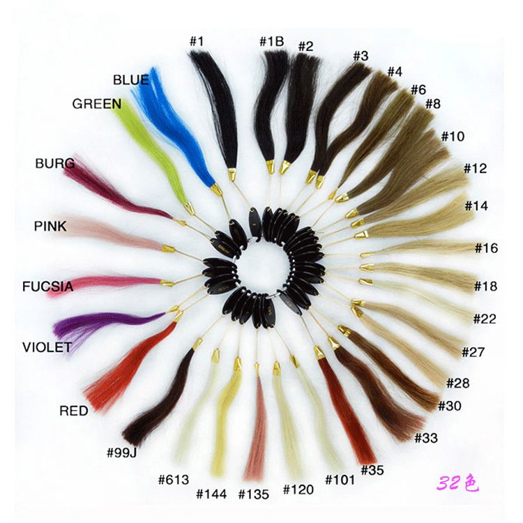 Salon Hair Dye Colour Chart