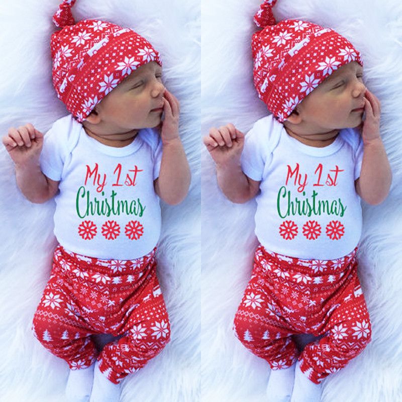 my first christmas baby hat