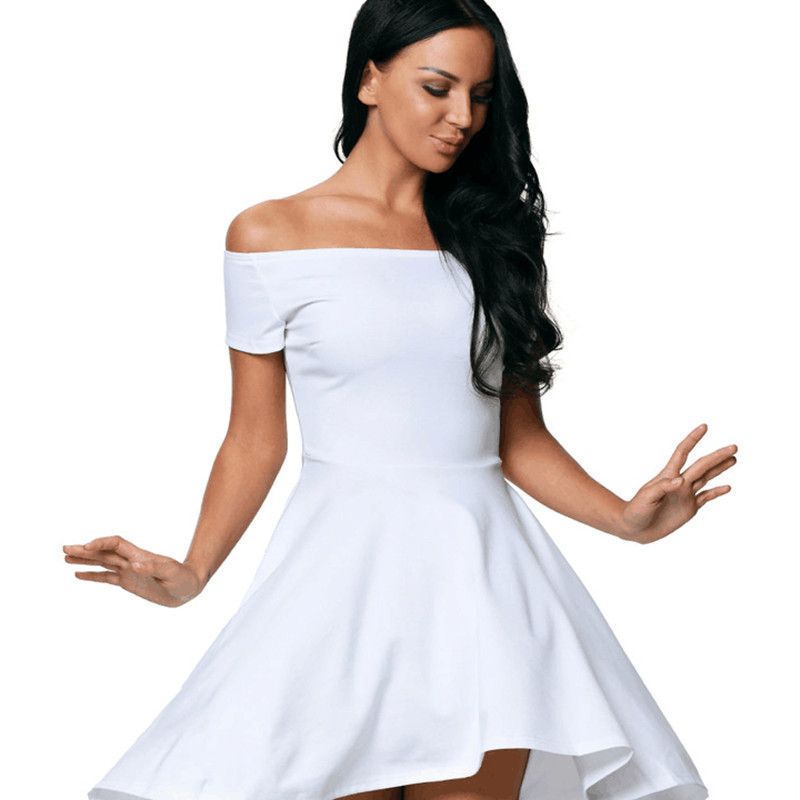 white 1 piece dress