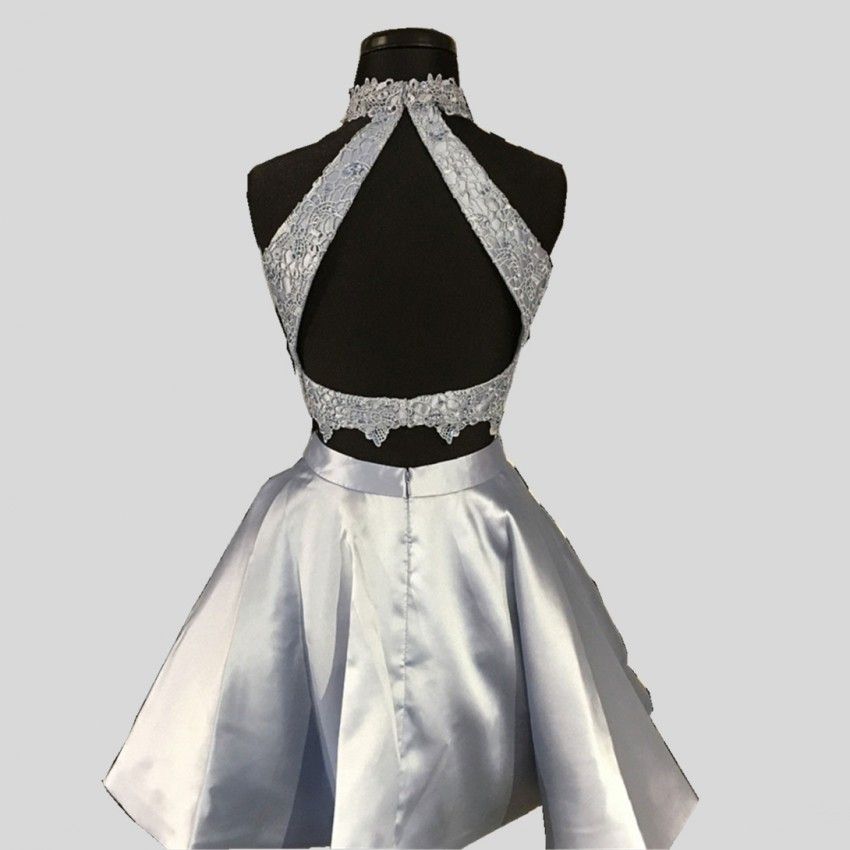 silver dress homecoming