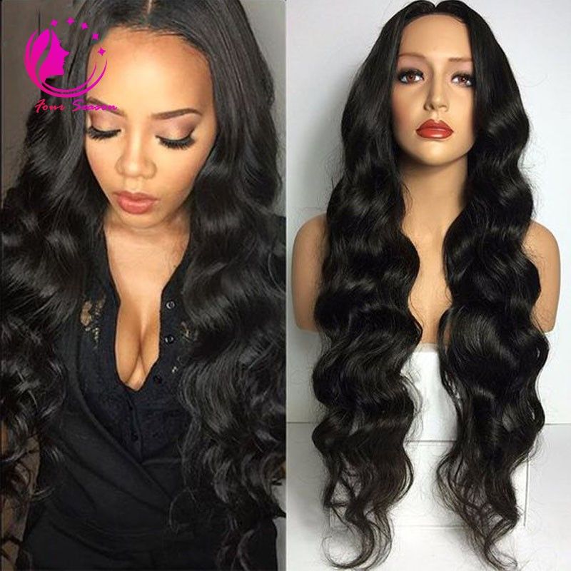 Acheter Perruques De Cheveux Bresiliens Pour Les Femmes Noires Pas Cher Glueless Full Lace Wig Perruque De Cheveux Naturels Lace Front Perruques De Cheveux Humains Avec Des Cheveux De Bebe De 91 88