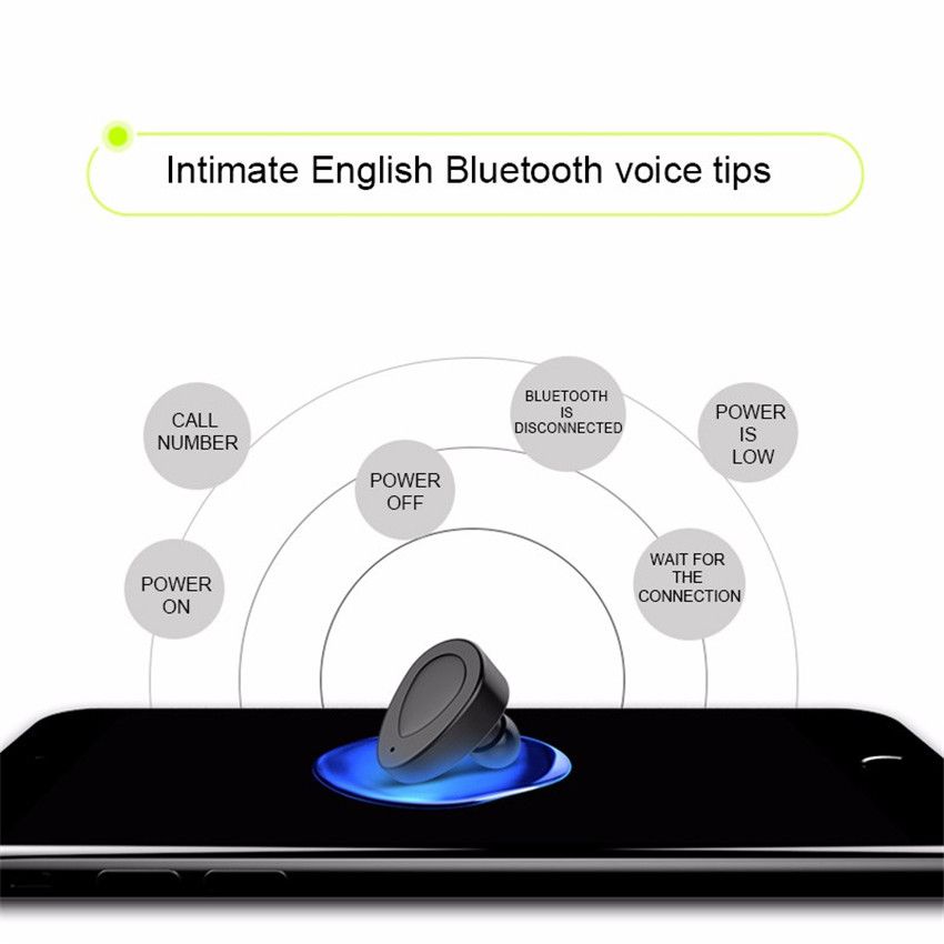TWS K2 True Wireless Bluetooth Earphones Stereo Headset Dual Twins