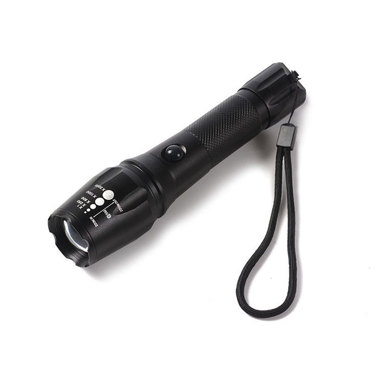 LED Ultra Bright Aluminium Torch Black