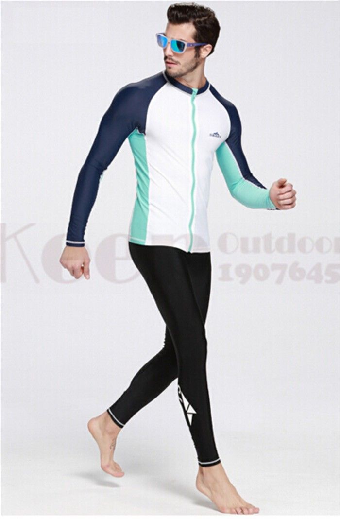 mens long sleeve swimwear