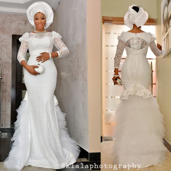 nigerian white wedding dresses