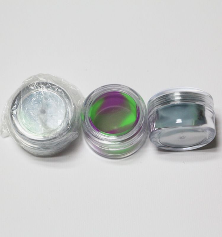 Grosshandel Kleine 7ml Transparente Durchsichtige Plastikbehalter Aus Plastik Mit Farbigem Silikonliner Als Konzentratbehalter Von Qoptec1 0 32 Auf De Dhgate Com Dhgate