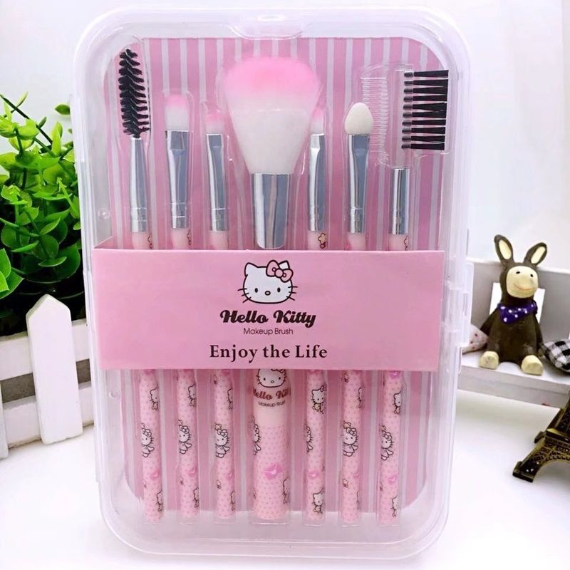 Hello Kitty Brushes Kit Cartoon Makeup Brushes Set For Eye Shadows
