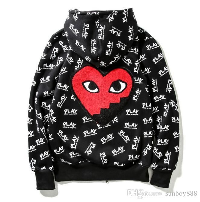 cdg hoodie dhgate