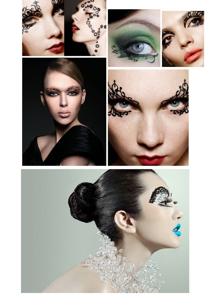 14 diseños de sombra de ojos tatuajes temporales de la etiqueta engomada pintadas Ojos Maquillaje artístico 14 diseños de sombra de ojos tatuajes temporales de la etiqueta engomada pintadas Ojos Maquillaje artístico