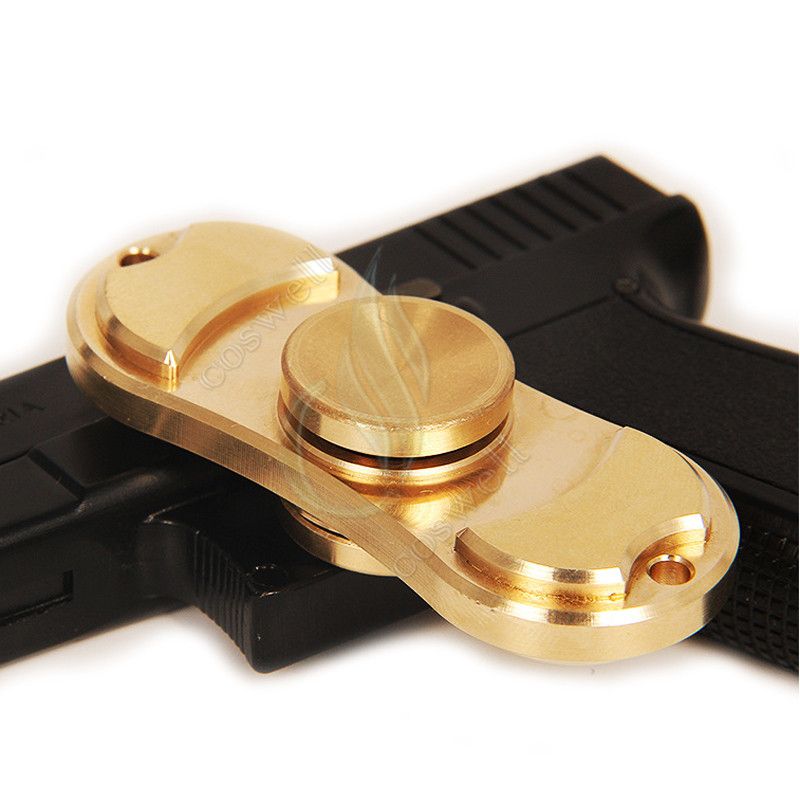 New Pure Brass Fid Spinner Toy Hand Spinners golden Torqbar Style