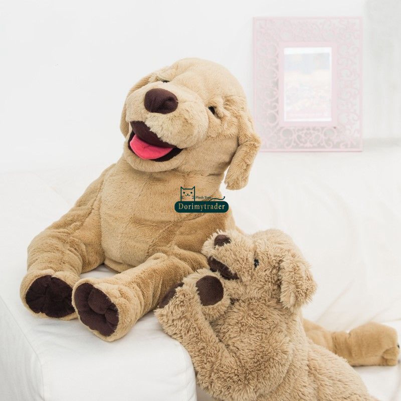 big golden retriever stuffed animal