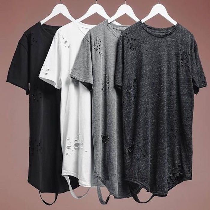 distressed t shirt