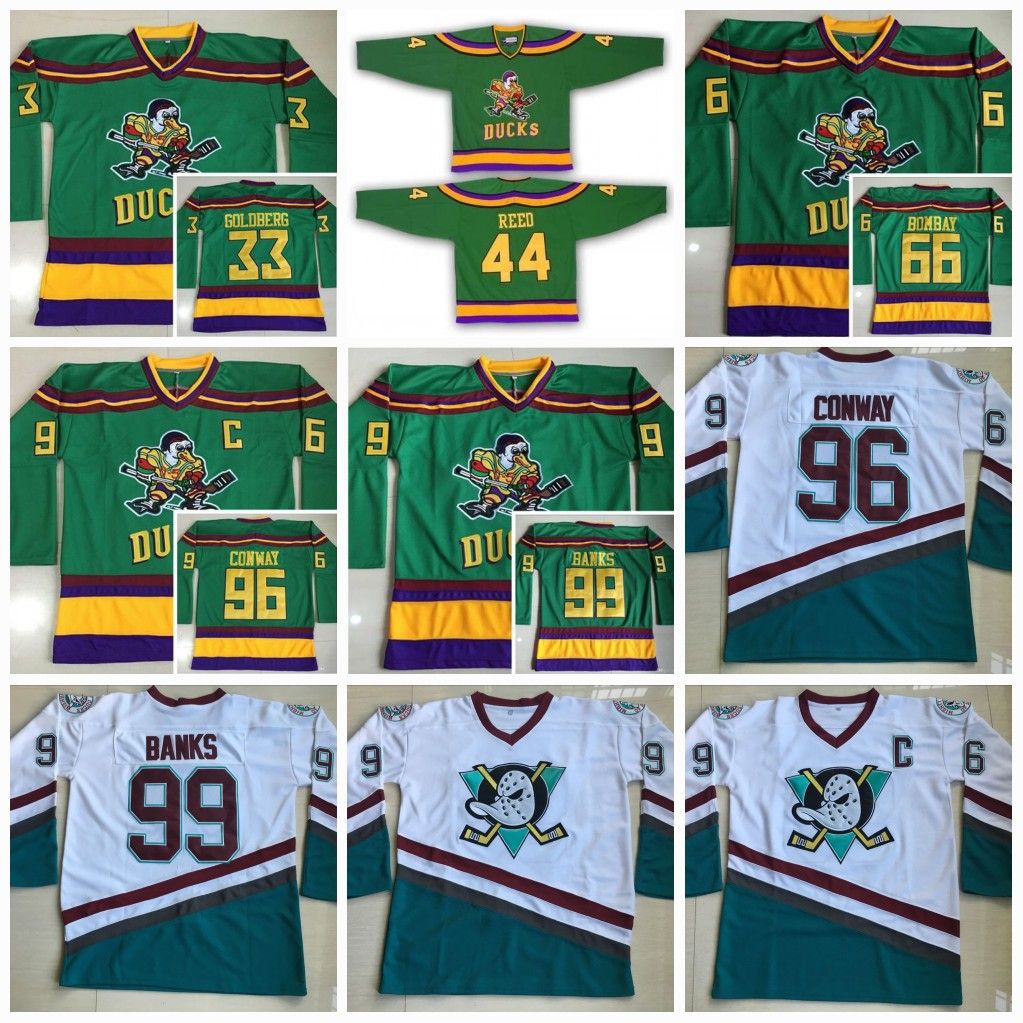  Charlie Conway #96 Mighty Ducks Adam Banks #99 Movie