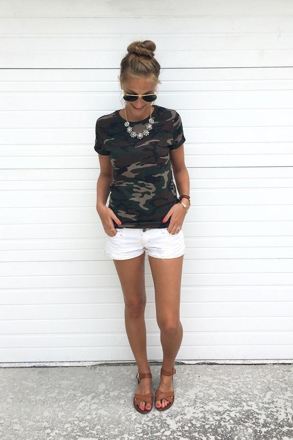 Compra Camiseta Femenina Blusa Tumblr Camuflaje Impresiones Tops T Mangas Cortas  Mujer Camiseta Uniforme Militar Casual Top Tees Barato | Entrega Rápida Y  Calidad | Es.Dhgate